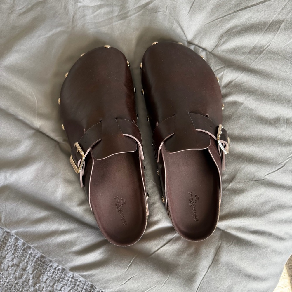 Universal Thread Brown Studded Clogs - image 1